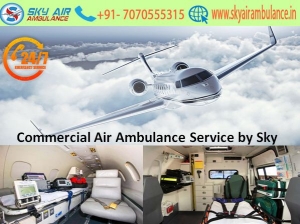 Avail Hi-tech Air Ambulance Service in Gorakhpur by Sky
